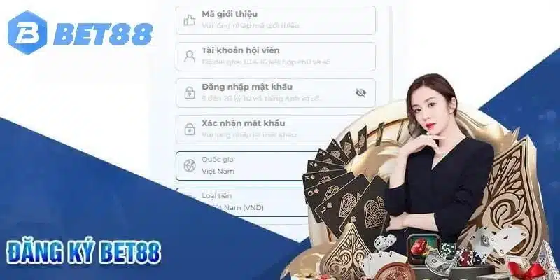 Đăng ký Bet88 cùng lưu ý cần nắm